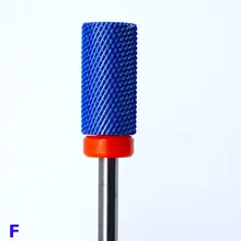 Синий керамический сверло для ногтей-3/32 ''электрическое сверло для салона пилка для ногтей сверло Инструменты маникюр педикюр фрезерный станок