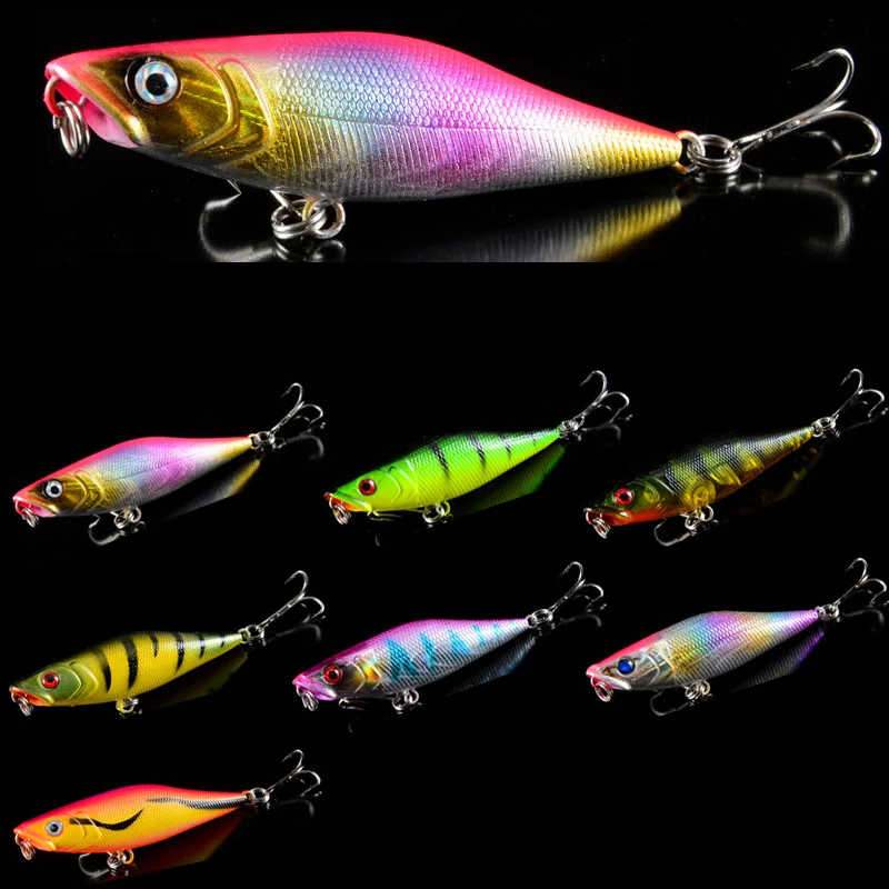 New Popper Wobbler font b Fishing b font font b lure b font With 6 hooks