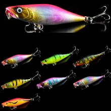 Новый Поппер Воблер Рыболовные приманки С 6 # крючки плавающей Crankbait Искусственные приманки Топ Воды Попер Pesca Карп Щука