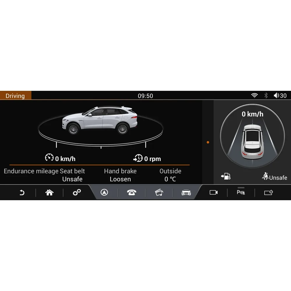 Perfect NVTECH Multimedia Navigation GPS For RANGE ROVER VOGUE Dashboard Android 7.1 Bluetooth RAM+ROM 2+32GB Player 10.25