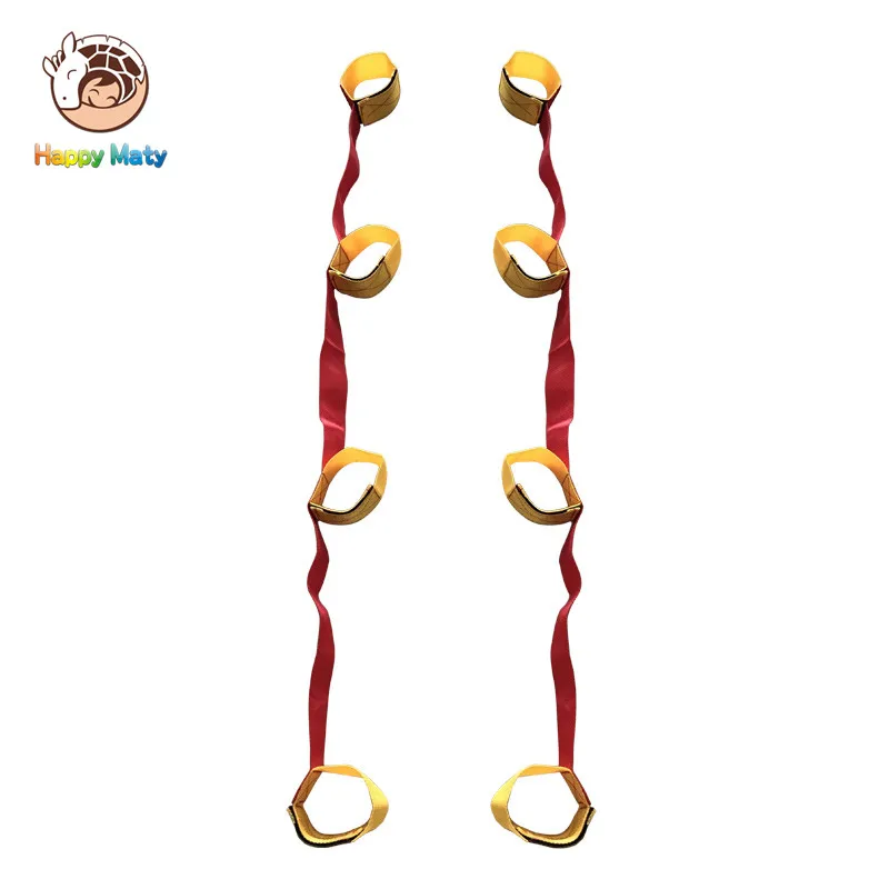 Most effective Happymaty 4 Legged Race Bands Outdoor Game for Kids Adults Birthday Team Party Games with Carry Bag