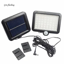 56 LED Solar Wall Light PIR Motion Sensor Garden Lamp Indoor Outdoor Solar Power Waterproof Spotlight Path Street Night Lighting 20 leds led solar lamp solar power porch lights pir motion sensor light outdoor waterproof wall night lamp street lighting