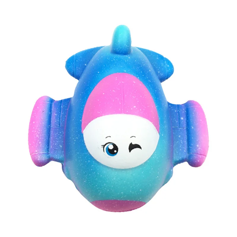 Kawaii мягкий искусственный игрушечный мягкий полиуретановый медленно поднимающийся эластичный Сжимаемый Звездный самолет модель ребенок давление Reliever игрушки подарок ко дню рождения