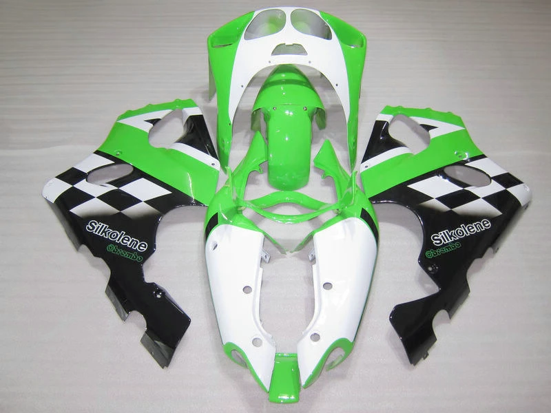Комплект обтекателей из АБС пластика для Kawasaki ZX 7R 1996 2003 NINJA zx7r 96 97 98 99 00 01 02 03 белый