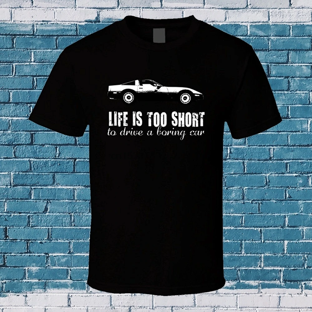 Mode Musim Panas Kasual Pria Kaos Corvette Racing Chevrolet Desain