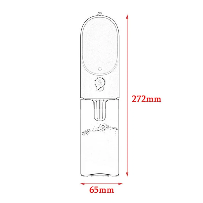 Portable Pet Dog Water Bottle Automatic Dog Water Bowl Fountain Pet Outdoor Travel Drinking Water Feeder Storage Water Container2