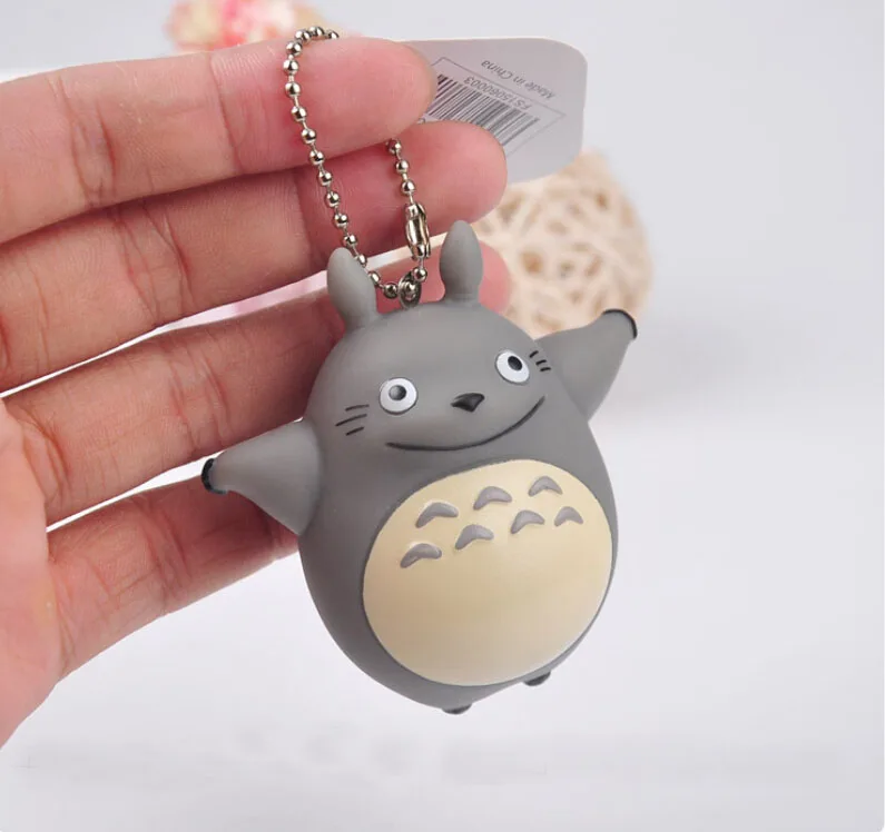1X пластиковая кукла Kawaii Мой сосед Тоторо 5 см ок. Ключ для кукла-Подвеска Игрушка