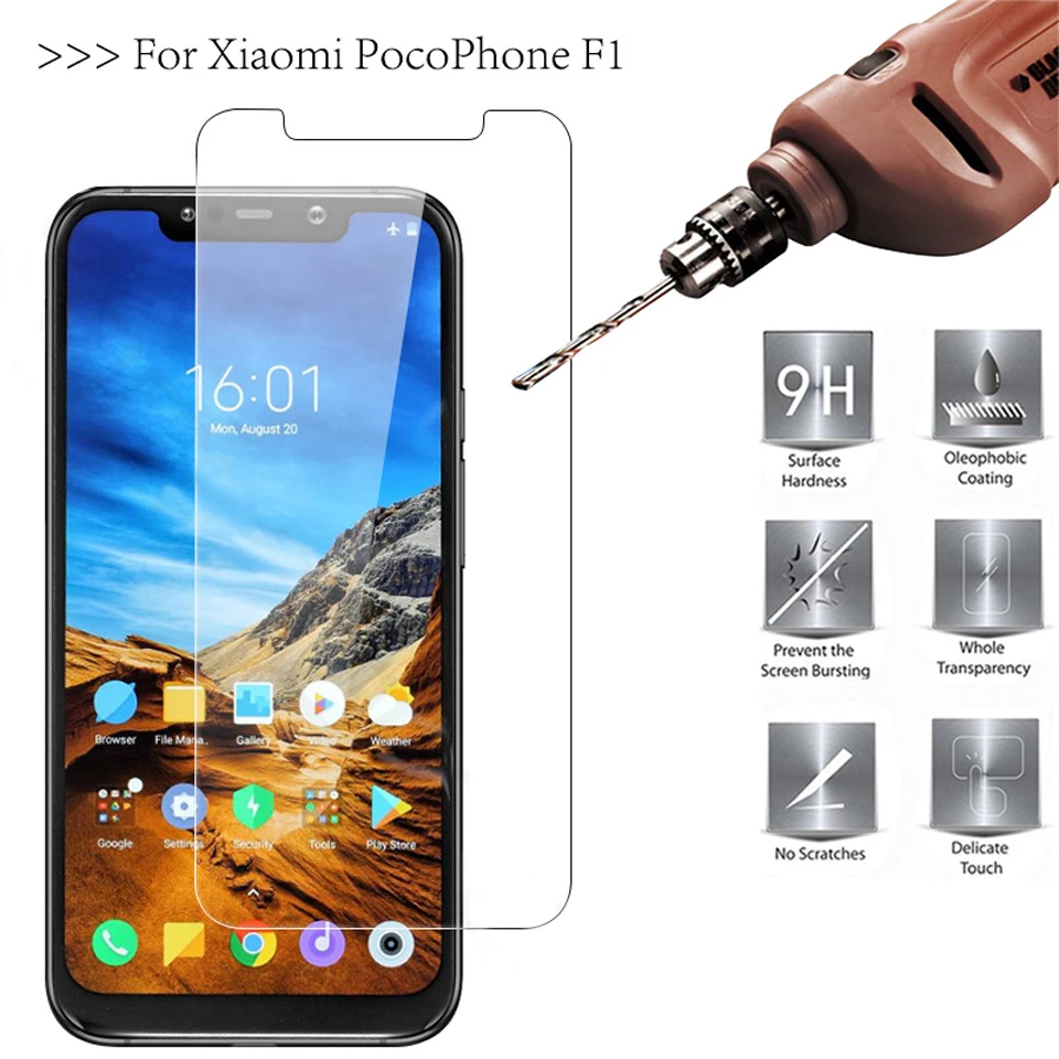 

Tempered Glass For Xiaomi Redmi 6 Pro 6A 5 Plus 5A S2 For Redmi 2 6 6A Note 5 Pro 5A Prime Pocophone F1 Screen Protector Film