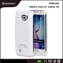 Newdery 1l для Samsung S6 Мощность случае 4200 мАч внешний Батарея Зарядное устройство Батарея чехол Galaxy S6 резервного копирования Зарядное устройство