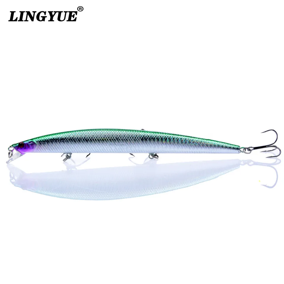 LINGYUE 1 шт. приманка для рыбной ловли большой Гольян 18 см/24 г воблер кренкбейт