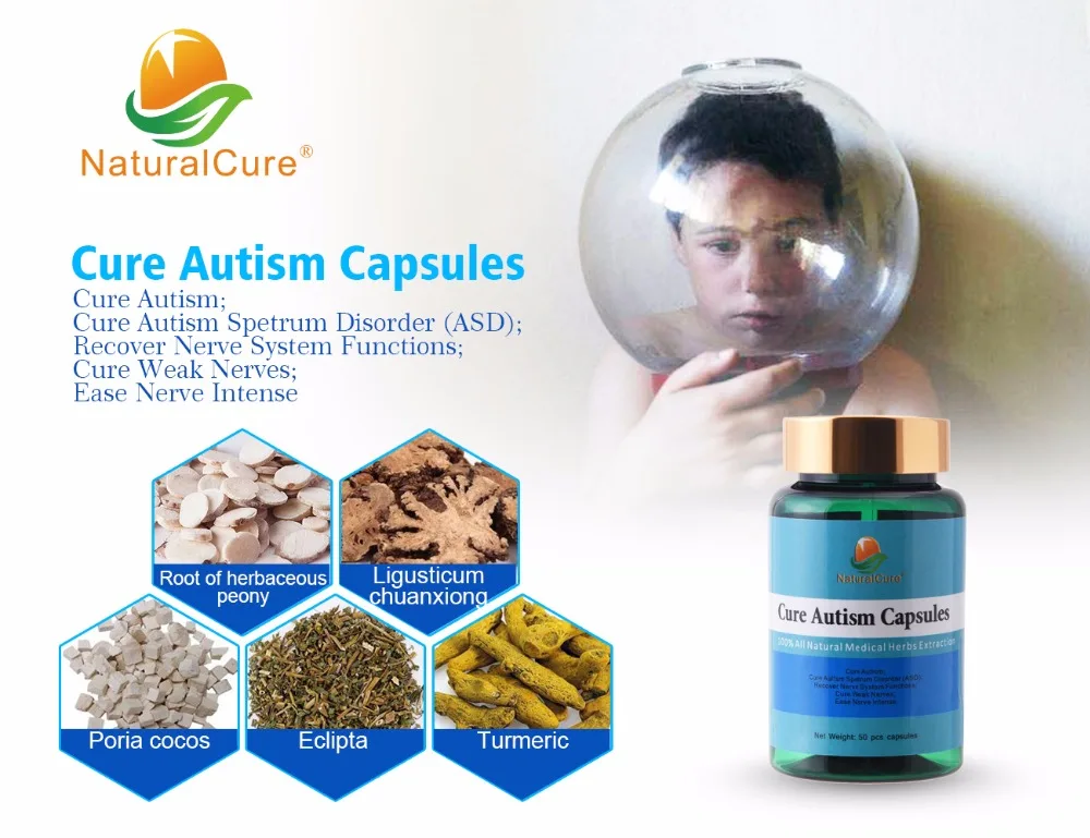 Капсулы NaturalCure для лечения аутизма лечение и предотвращение ухудшения состояния