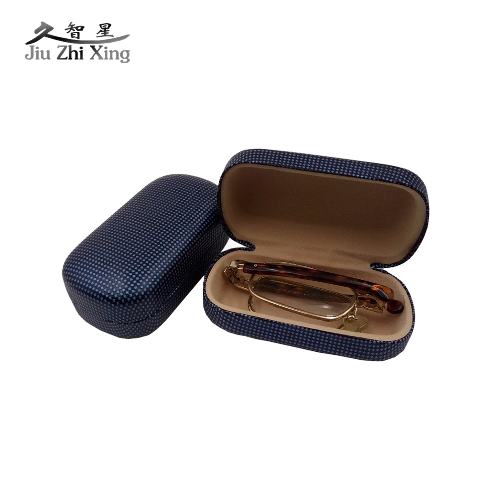 

JIU ZHI XING New Fashion pattern reading glasses case for women and men eyeglass case hard metal glasses box eyewear accessories