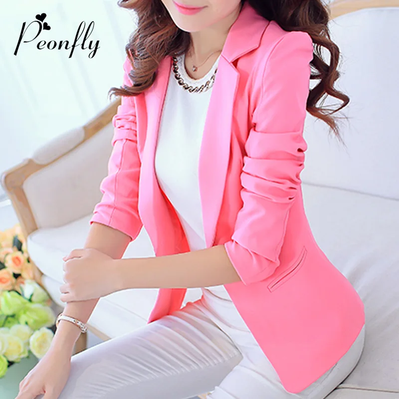 roze blazer dames