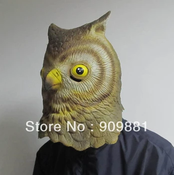 

Hot Selling Full Head Owl Latex Mask In Adult Size Cute Animal Simulation Masks For Halloween Masquerade Cosplay And Costume