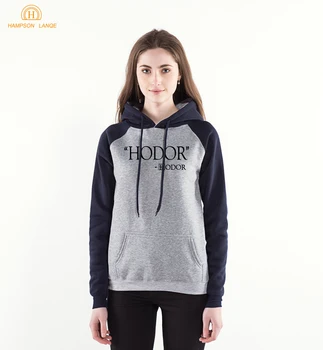 

Game Of Thrones Hodor Hold The Door Brand Women's Hoodies 2019 Spring Autumn Fashion Sweatshirts Women Raglan Long Sleeve Hooded