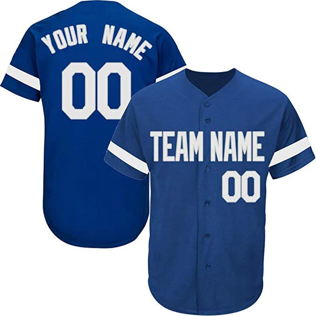 Royal Blue Custom Baseball Jersey for Men Women Youth Practice