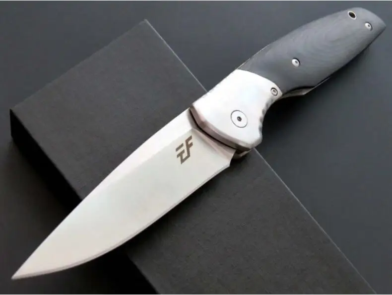 EF111 9 Cr18mov лезвие G10 + ручка из нержавеющей стали EDC Складной нож карманный