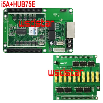 

i5A+HUB75E 1/32 Scan LED receiving card LED video display synchronous full color screen controller Work with T7 iT7 S2 3pcs/lot