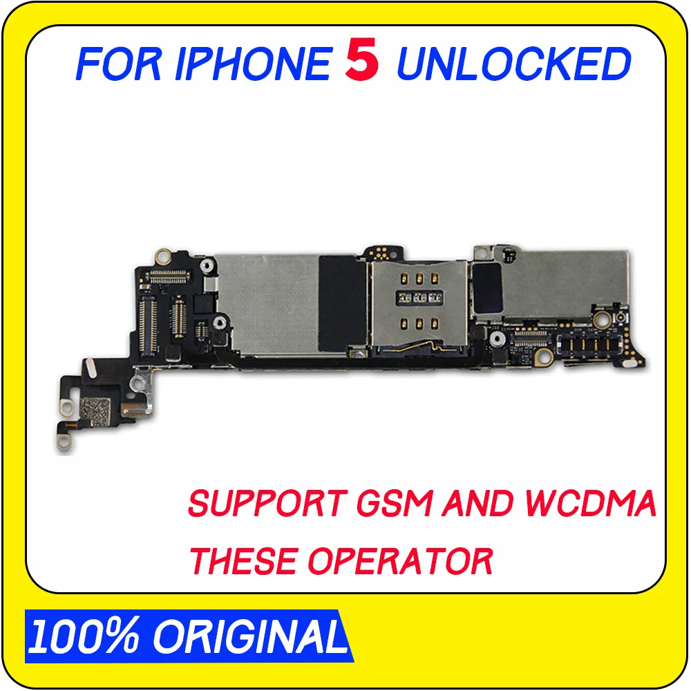Разблокированная материнская плата для iPhone 5 с тестом IOS хорошо работает|Антенны