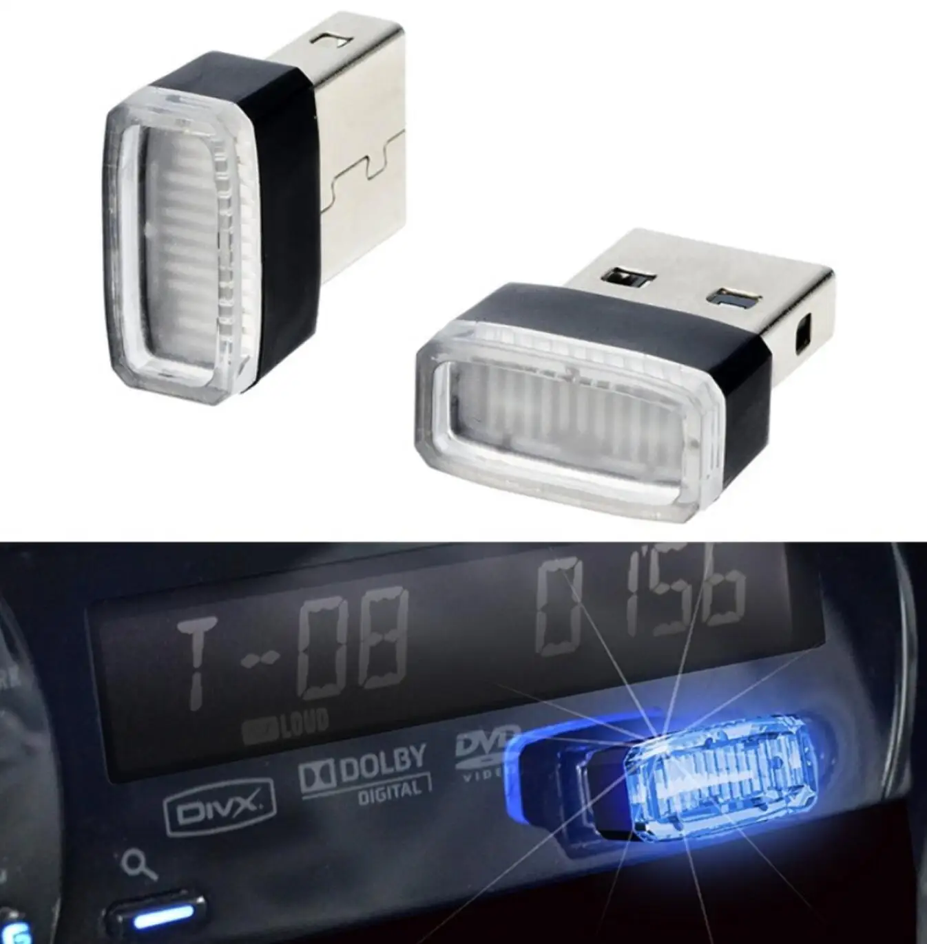 Car styling USB Decorative Lamp Lighting LED Atmosphere Lights for Kia Rio K2 K3 K4 K5 KX3 KX5 Cerato Soul Forte Sportage R | Автомобили и