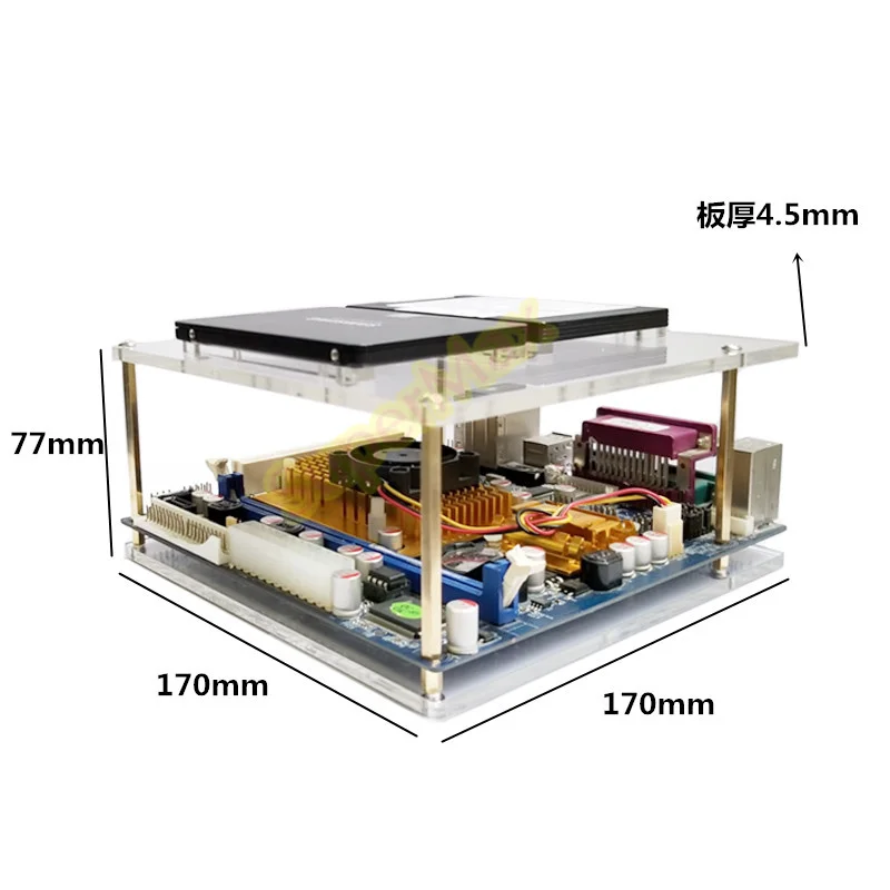 DIY PC разгонный тест скамья открытая рамка для ITX компьютера мини ПК HTPC воздушный чехол кронштейн DIY голый поддержка установки жесткого диска