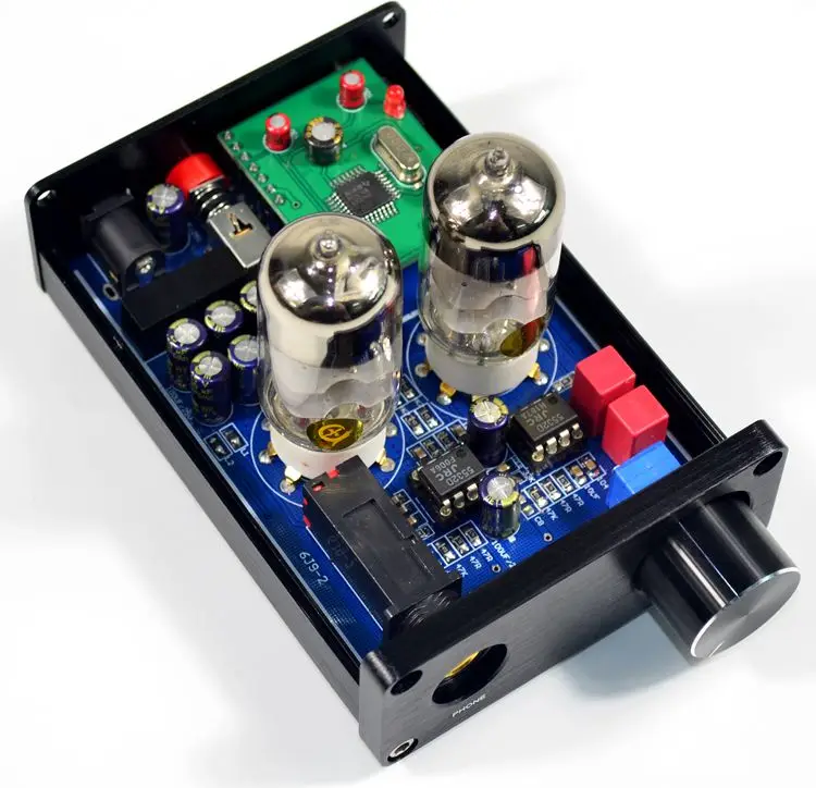 Finished HiFi 6J9 Tube Headphone Amplifier PCM2706 USB DAC Decoder Tube Preamp New