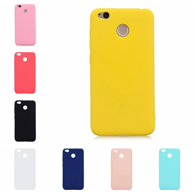 

For Xiaomi Redmi 4X Case Cover Soft Silicone Candy Color Phone Case For Xiomi Redmi 4X X4 5.0 Phone Back Fundas Redmi 4X Case