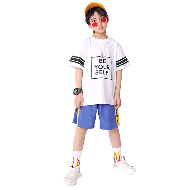 Модные детские танцевальные костюмы в стиле хип хоп для девочек и мальчиков