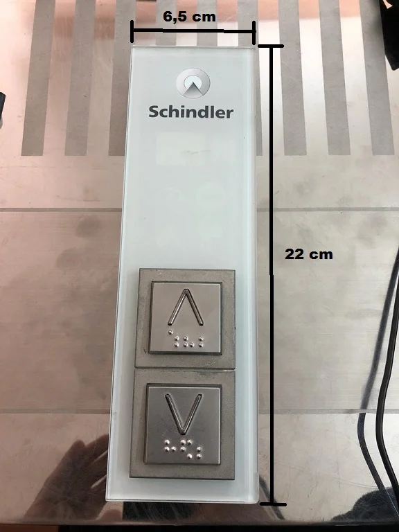 Schindler elevator call panel COP ID.591892/ 591876