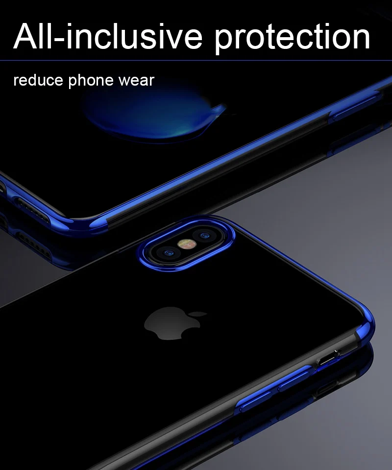 Tomkas Ultra Thin Soft TPU Case For iPhone X 8 7 Plus Case Clear Silicone Transparent Full Cover For iPhone 6 S 6S Plus Cases (24)