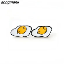 F63 Модные Ювелирные изделия Новое поступление модные уникальные дизайнерские милые эмалированные серьги-гвоздики для женщин Gudetama детский подарок