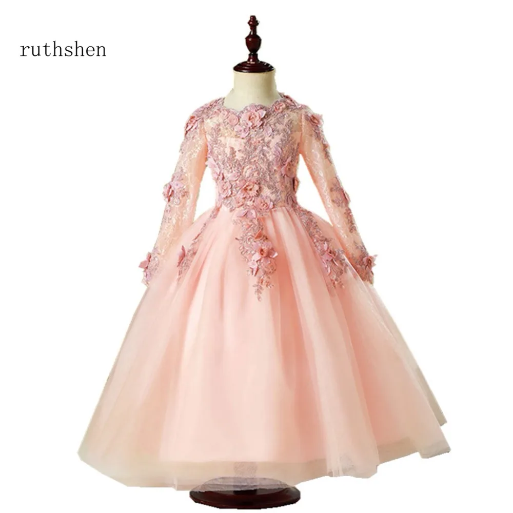 Ruthshen 2018 Bloem Meisje Jurk Nieuwe Baljurk Wedding Party Prinses Jurken Bordeaux Roze Rode Bloem Meisje Jurken Voor Bruiloft Ruthshen 2018 Bloem Meisje Jurk Nieuwe Baljurk Wedding Party Prinses Jurken Bordeaux Roze Rode Bloem Meisje Jurken Voor Bruiloft