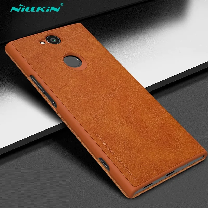 

For Sony Xperia XA2 Plus cover Nillkin Qin flip protecte case for Sony XA2 Plus phone protective cover high quality