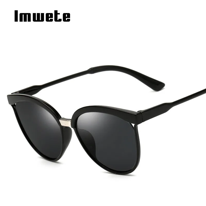 

Imwete Cat Eye Sunglasses Women Vintage Brand Designer Fashion Sun glasses for Men Retro High Quality Mirror Eyewear UV400