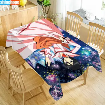 

Europe Tablecloth Bleach Anime Dustproof Dinner Table Cloth Rectangular Wedding Decoration Table Cover Home Textiles