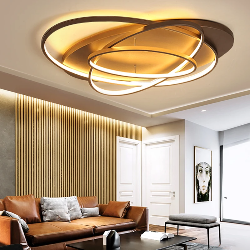 Aliexpress.com : Buy Surface Mount Rings Modern Led Ceiling Light ...