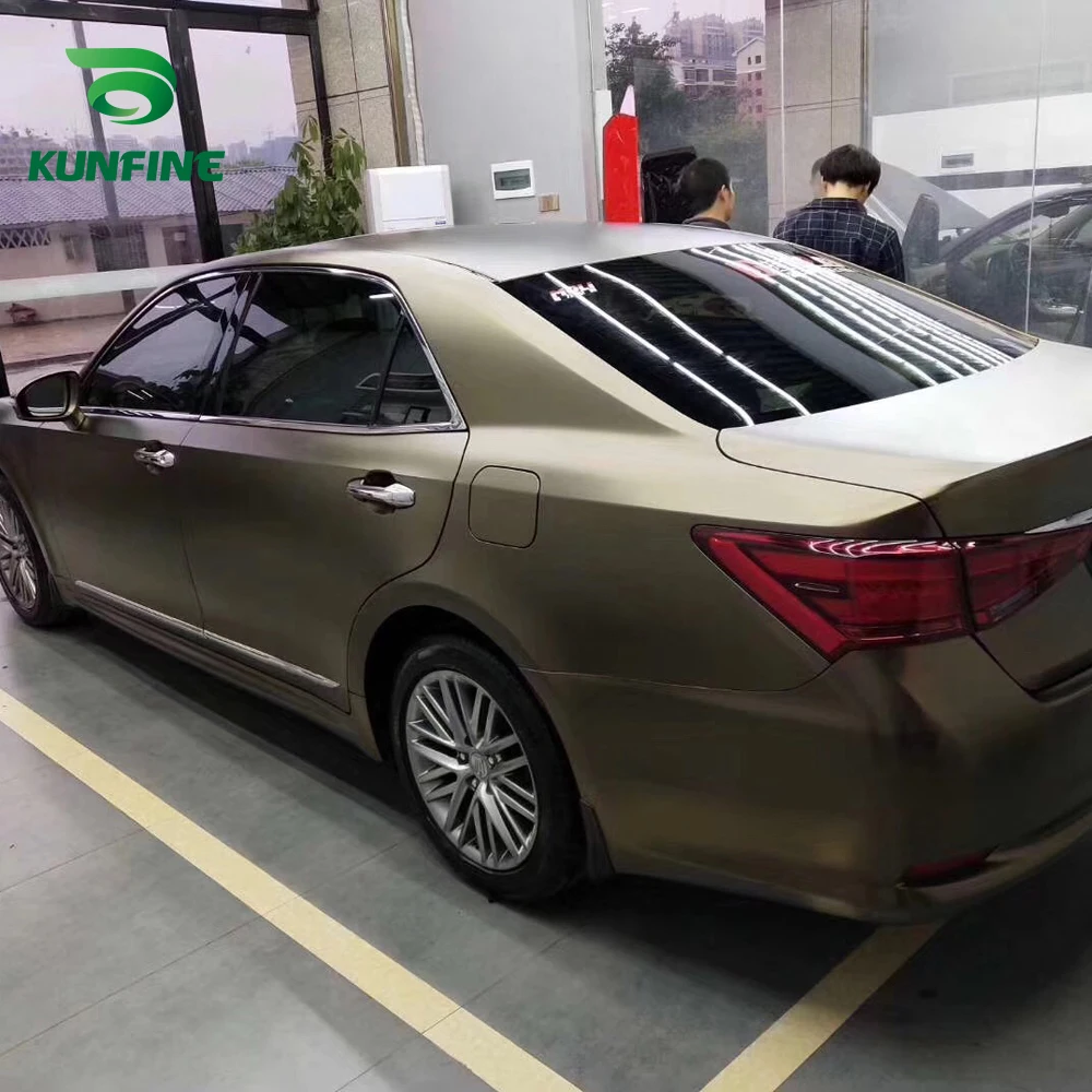 Car Vinyl film Body Sticker Car sticker Electro-optic Golden brown (5)