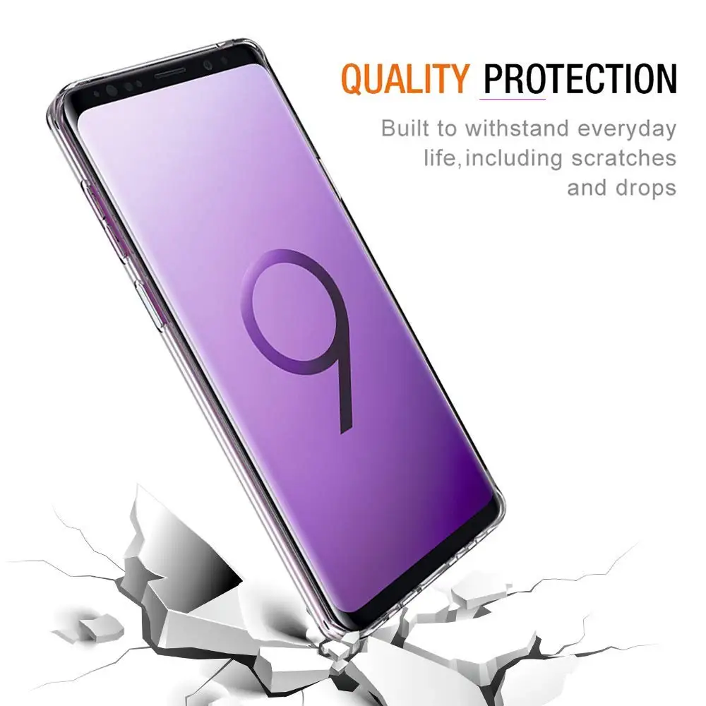 Santa Reindeer Christmas Patterned Clear Slim Soft Case Cover For Samsung S9 S8 S7 Edge Note 9 Note 8 S8 Plus TPU Phone Coque    (11)