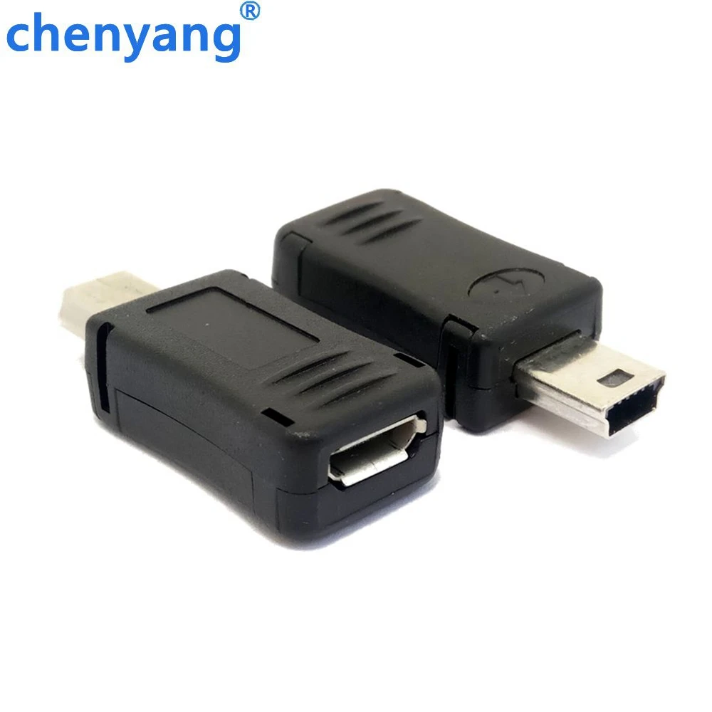 2 шт. USB 0 F/M Mini A 5 Pin p штекер к Micro B pin P гнездовой адаптер Кабельный разъем Бесплатная