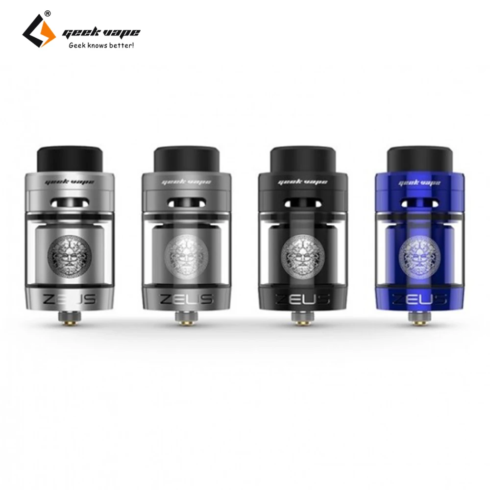 США склад оригинальный Geekvape Zeus двойной RTA Бак 4 мл герметичный Топ воздушный поток