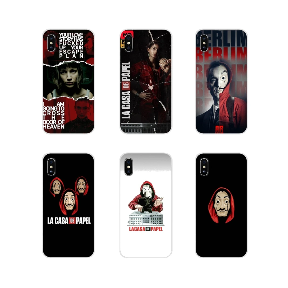 

For Xiaomi Mi6 A1 5X 6X Redmi Note 5 5A 4X 4A 4 3 Plus Pro pocophone F1 Silicone Cover Spain TV The Casa of papel Popular Custom
