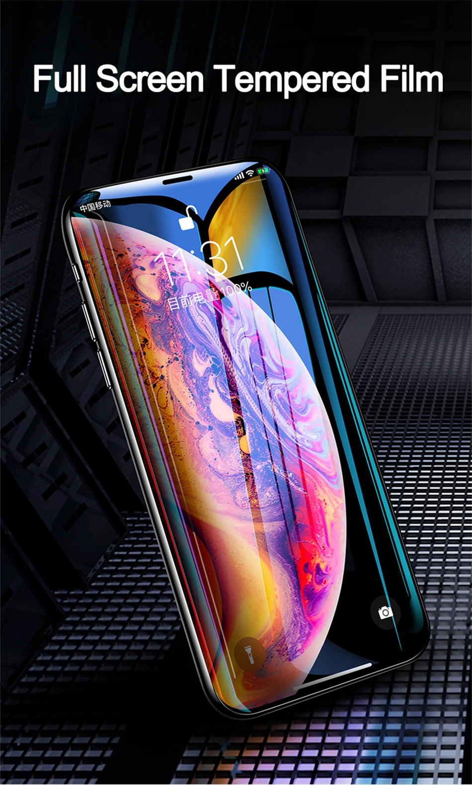 Защитное стекло Essager для iPhone X XR XS Max защита экрана Твердое полное покрытие стекла на для iPhone 10 X S R закаленное стекло