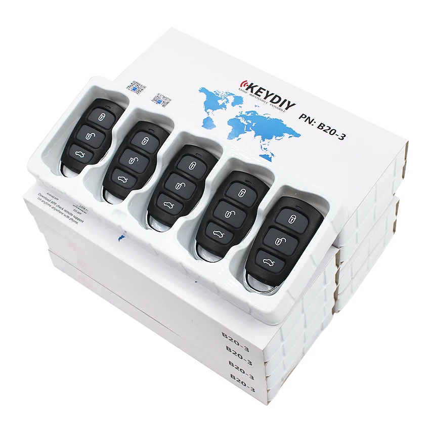 1 шт., KEYDIY, Универсальный KD900K/D900+/URG200/KD-X2, программист для ключей Серии B, B20-3 дистанционного управления для автомобильных ключей