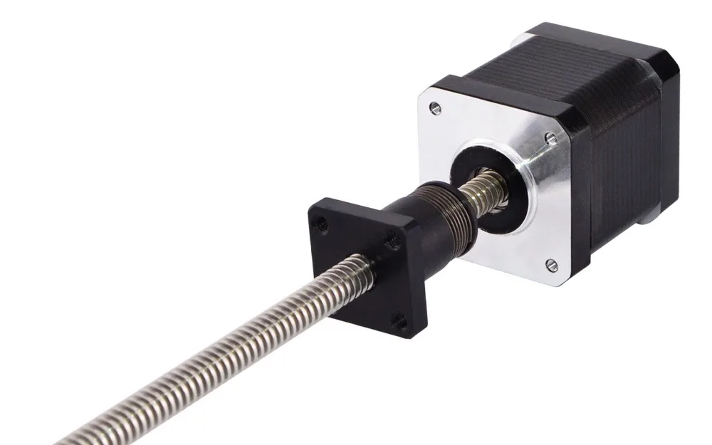 

Nema 17 External Liner Stepper Motor with Anti-backlash Screw Nut 0.4A 6-lead Screw Length 300mm for 3D Printer