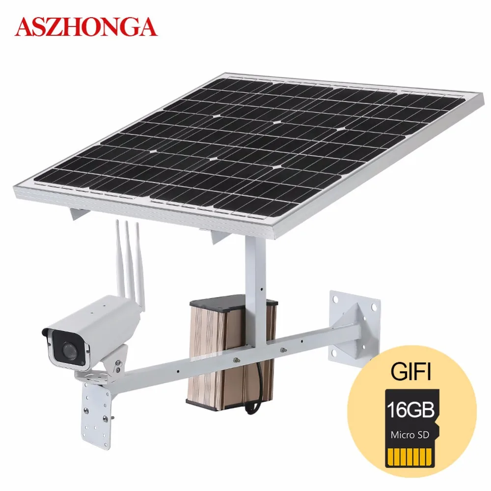 Buy 30W Solar Power Panel Battery Security 1080P CCTV Surveillance Outdoor IP