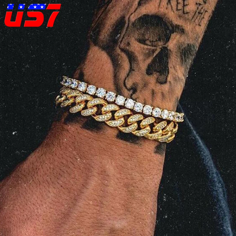 Buy US7 Rock Miami Curb Cuban Hip Hop Rapper Bracelets