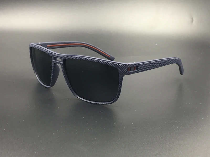 HBK, мужские поляризованные солнцезащитные очки TR90 для вождения, рыбалки, квадратные, сверхлегкие, небьющиеся, солнцезащитные очки, мужские, защита от ультрафиолета