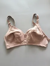 

XUISHIREN White Nude Black Genie Bra with removable sponge pad Sexy Seamless two layer one piece ahh bra Push Up A91