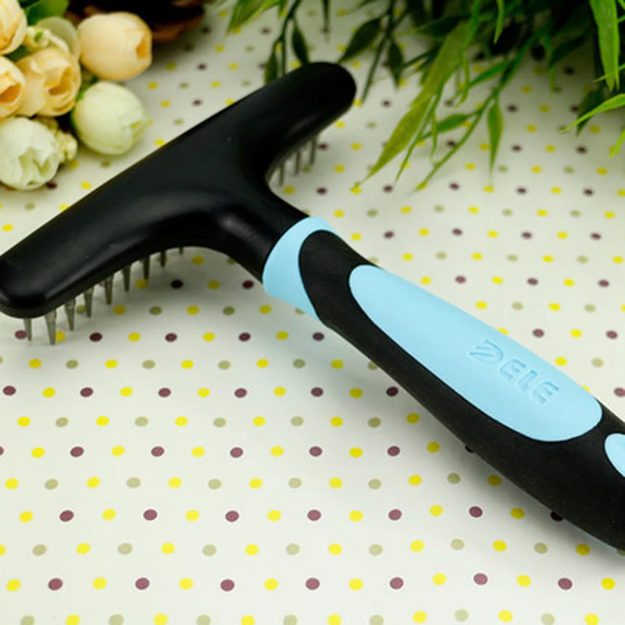 Safe Stainless Steel Dog Nail rake Comb Hair Profession Durable Dogs