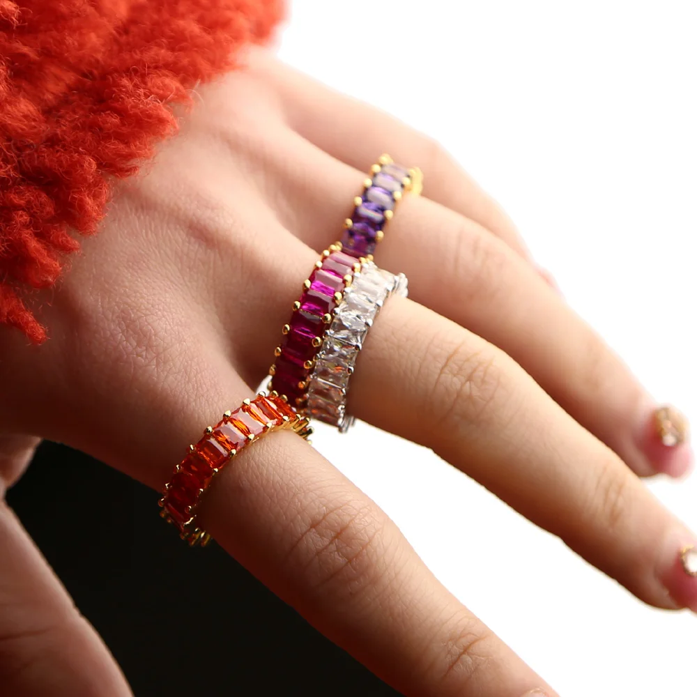 brass ring H size 6 7 8 (15)